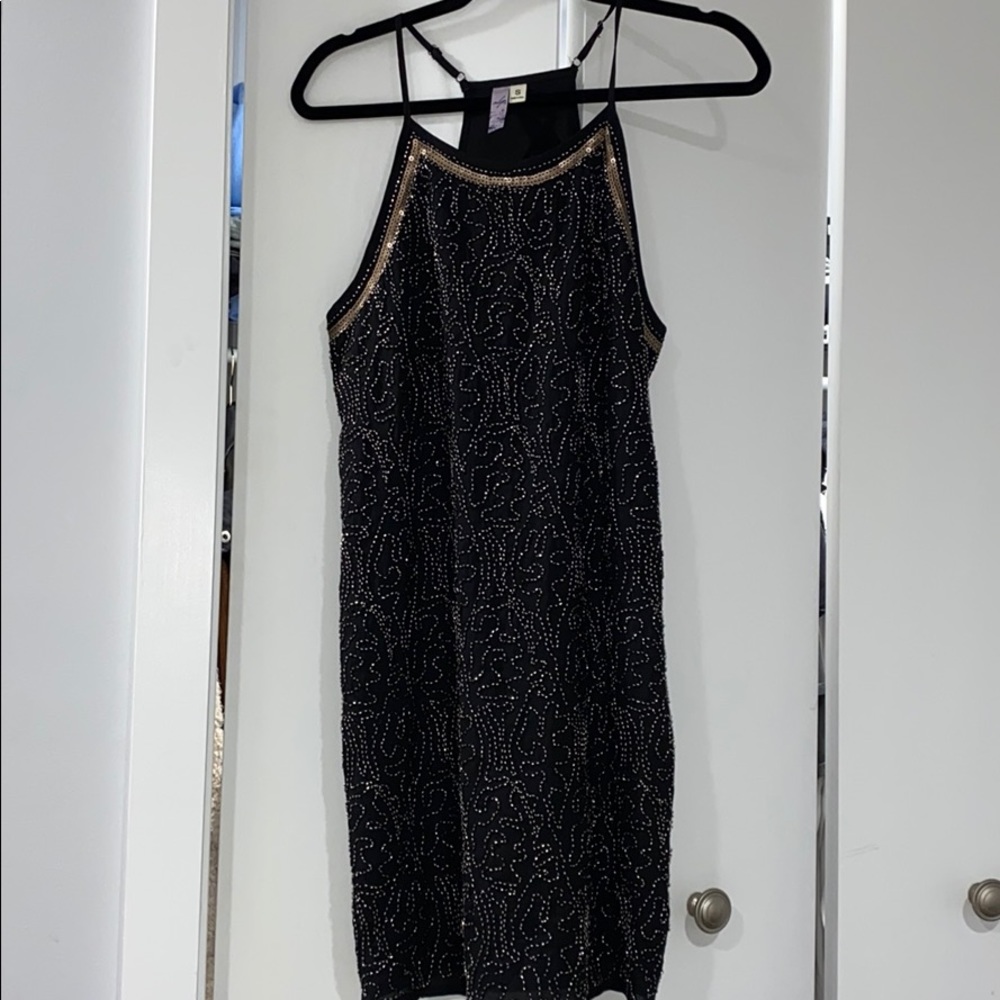 Beaded mini dress